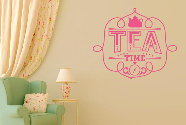 Its Tea Time Wall Sticker