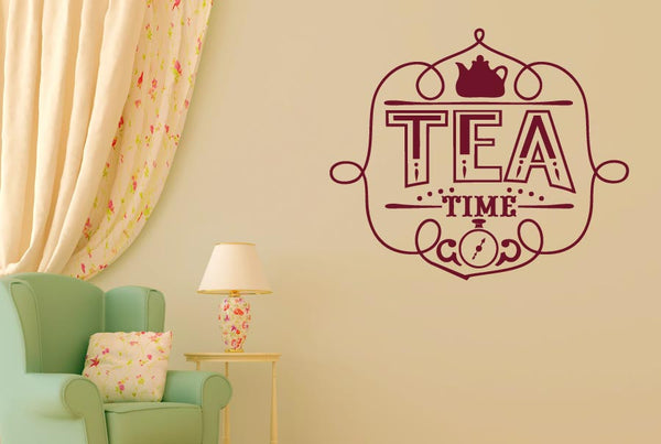 Its Tea Time Wall Sticker