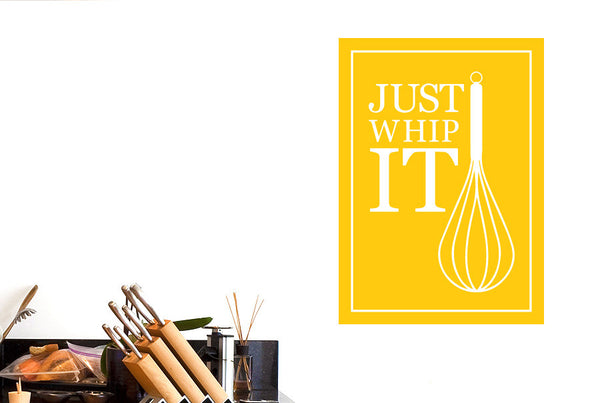Just Whip It Wall Sticker