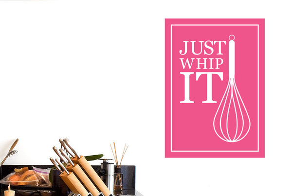 Just Whip It Wall Sticker
