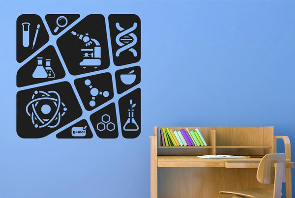 Kids Science Collage Wall Sticker