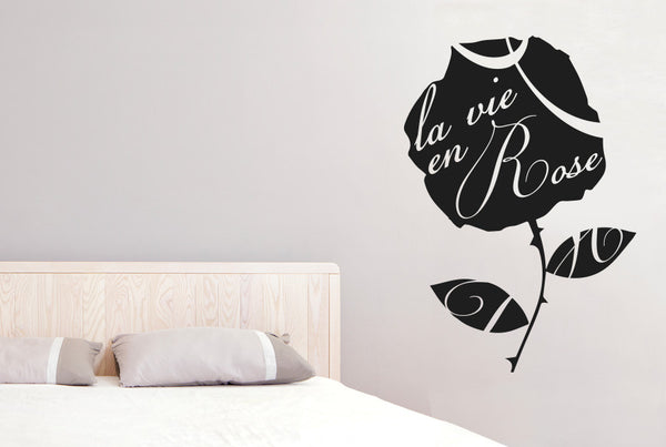 La Vie En Rose Wall Sticker