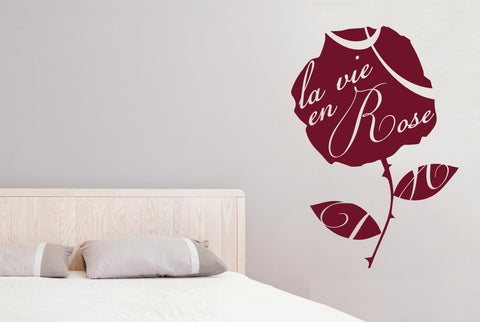 La Vie En Rose Wall Sticker