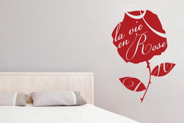 La Vie En Rose Wall Sticker