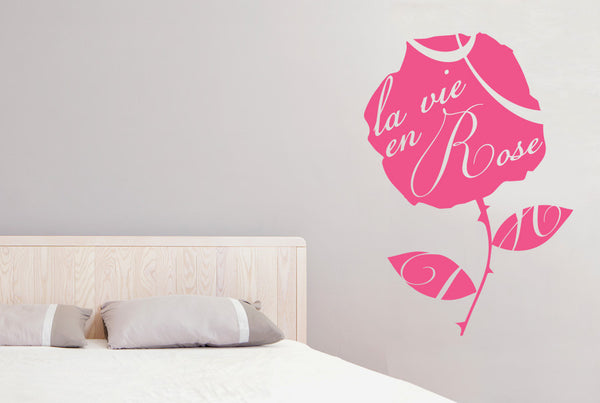 La Vie En Rose Wall Sticker