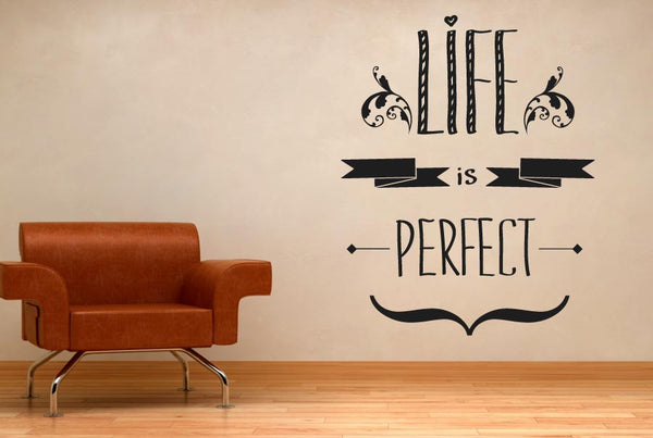 Life Is Perfect Wall Sticker
