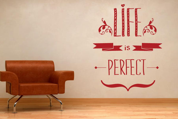 Life Is Perfect Wall Sticker