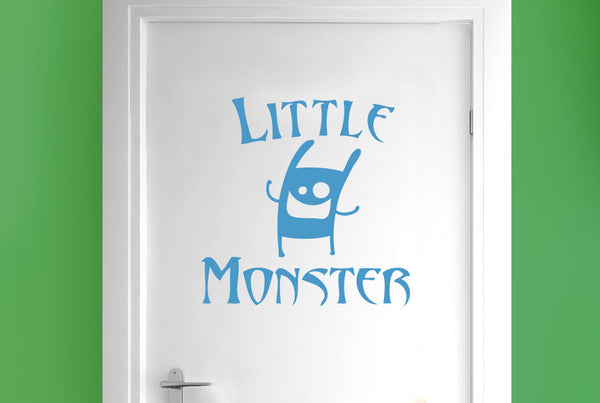 Little Monster Door Room Sticker