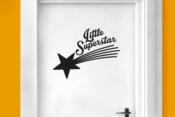 Little Superstar Door Room Sticker
