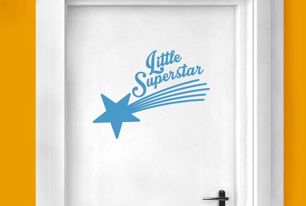 Little Superstar Door Room Sticker