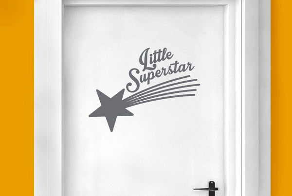 Little Superstar Door Room Sticker
