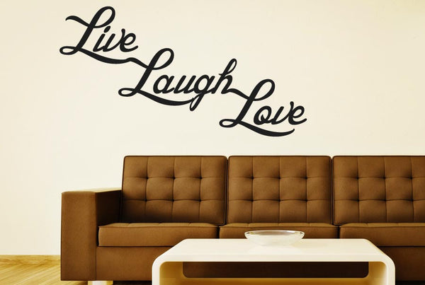 Live Laugh Love In A Row Wall Sticker