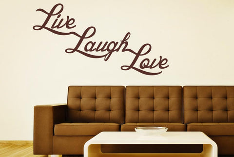 Live Laugh Love In A Row Wall Sticker