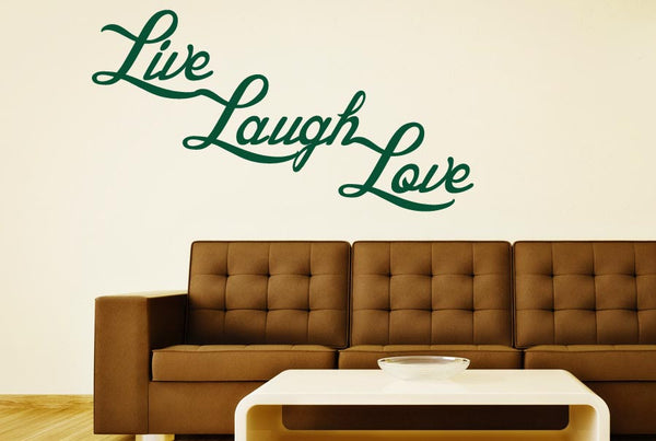 Live Laugh Love In A Row Wall Sticker
