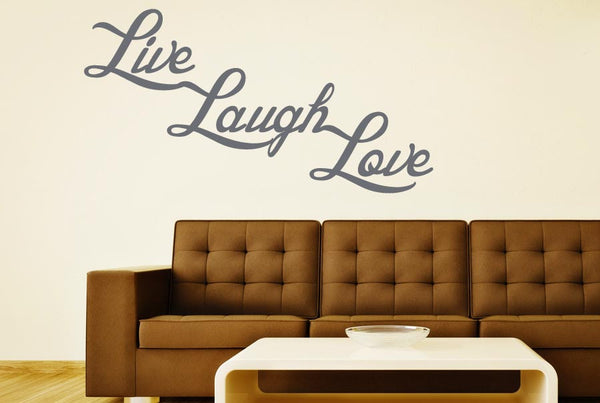 Live Laugh Love In A Row Wall Sticker
