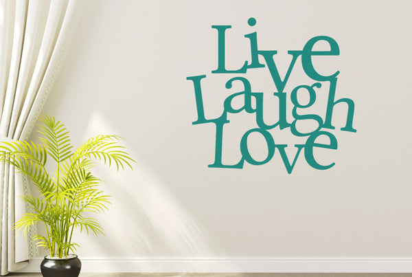 Live Laugh Love Together Wall Sticker