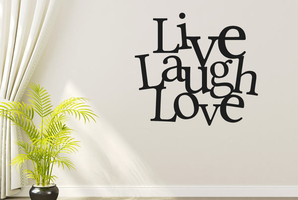 Live Laugh Love Together Wall Sticker
