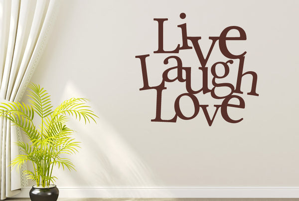 Live Laugh Love Together Wall Sticker