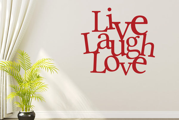 Live Laugh Love Together Wall Sticker