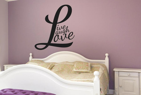 L Forms Live Laugh Love Wall Sticker