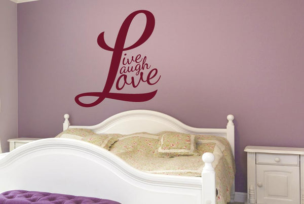 L Forms Live Laugh Love Wall Sticker