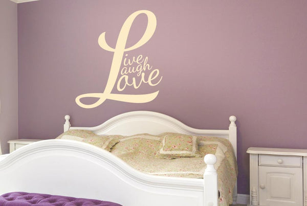 L Forms Live Laugh Love Wall Sticker