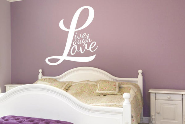 L Forms Live Laugh Love Wall Sticker