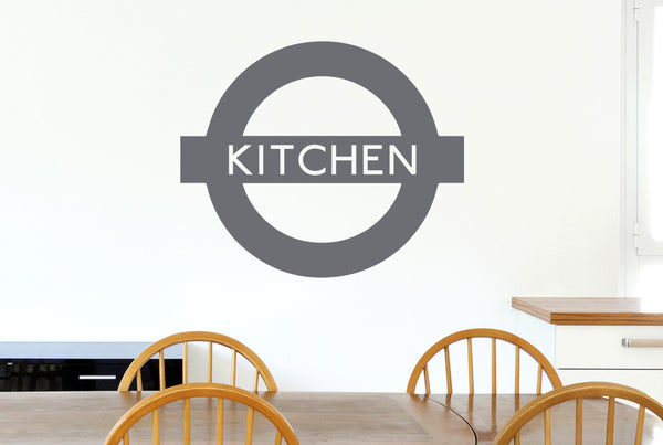 London Underground Inspired Kitchen Sign Wall Sticker
