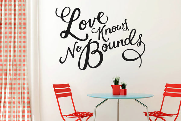 Love Knows No Bounds Wall Sticker