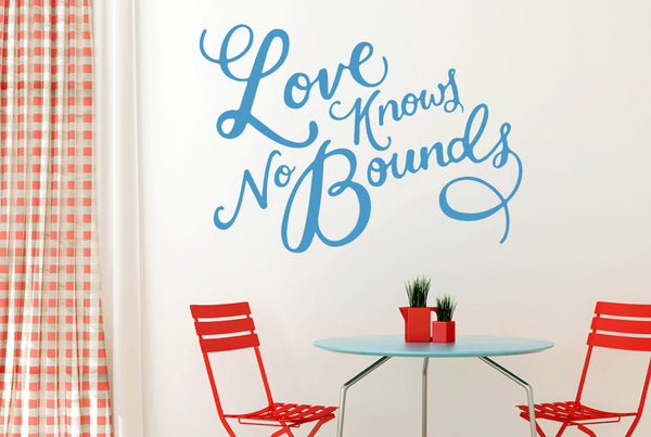 Love Knows No Bounds Wall Sticker