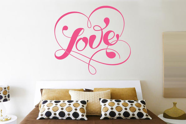 Love Within Fancy Heart Wall Sticker
