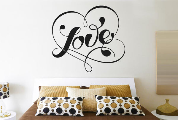 Love Within Fancy Heart Wall Sticker