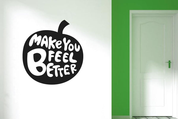 Apples Make You Feel Better Wall Sticker