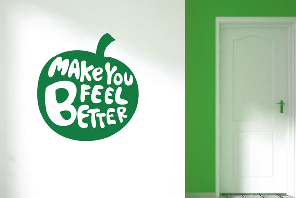 Apples Make You Feel Better Wall Sticker