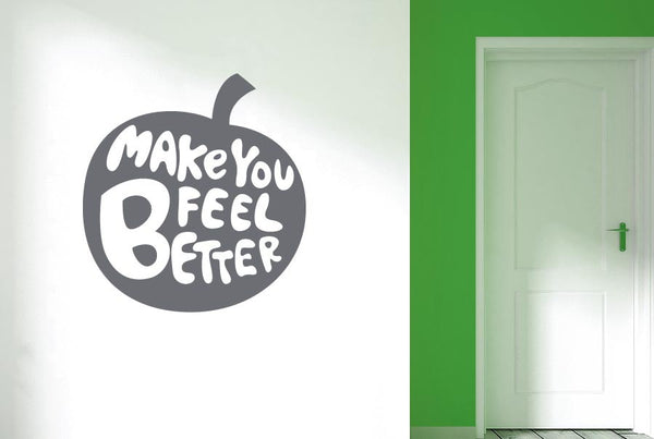 Apples Make You Feel Better Wall Sticker