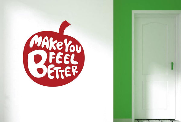 Apples Make You Feel Better Wall Sticker