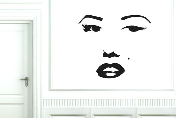 Marilyn Monroe Face Wall Sticker
