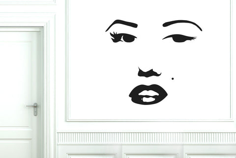 Marilyn Monroe Face Wall Sticker