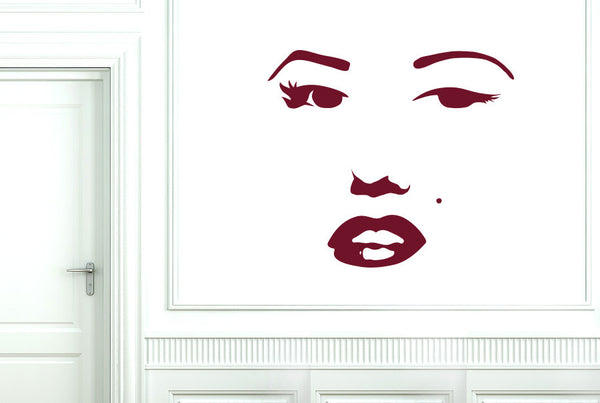 Marilyn Monroe Face Wall Sticker