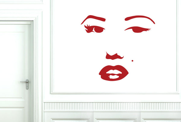 Marilyn Monroe Face Wall Sticker