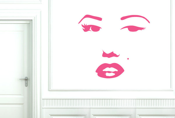Marilyn Monroe Face Wall Sticker