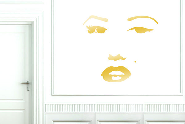 Marilyn Monroe Face Wall Sticker