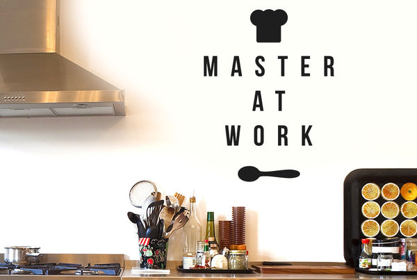 Master At Work Wall Sticker