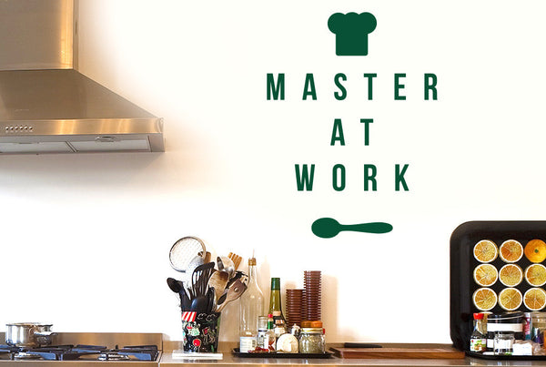 Master At Work Wall Sticker