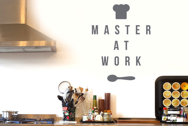 Master At Work Wall Sticker