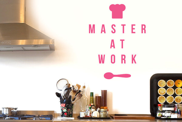 Master At Work Wall Sticker
