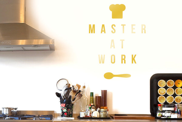 Master At Work Wall Sticker