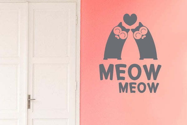 Meow Meow Wall Sticker