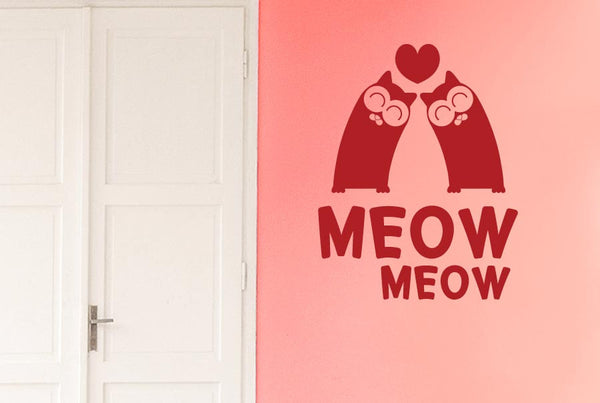 Meow Meow Wall Sticker