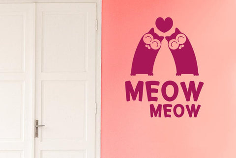 Meow Meow Wall Sticker